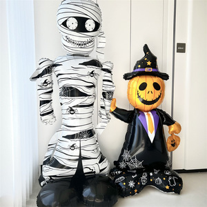 Palloncino Gigante in Foil Modello YL a Forma di Mummia Fantasma per <span class=keywords><strong>Decorazioni</strong></span> di <span class=keywords><strong>Halloween</strong></span> e Feste - Product Image 5