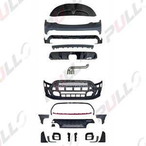 Le kit de carrosserie du modèle BMW <span class=keywords><strong>MINI</strong></span> 2022 F55 F56 F57 2 portes vers JCW comprend un <span class=keywords><strong>pare</strong></span>-chocs avant et <span class=keywords><strong>arrière</strong></span> avec une grille et des tuyaux de queue de diffuseur <span class=keywords><strong>arrière</strong></span> - Product Image 2