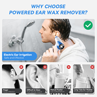 Outil de nettoyage d'oreilles intelligent et portable, kit professionnel rechargeable pour usage domestique, irrigateur auriculaire sans caméra