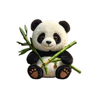 Nouveauté Peluche personnalisée Panda Jouets Mignon Doux Lapin Ours Animaux en peluche PP Rempli Peluches Cadeaux d'anniversaire pour les enfants