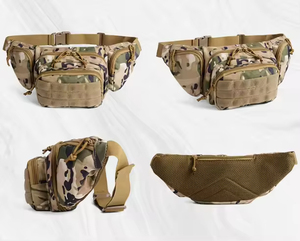 Men's Multi-functional Tactical <b>Chest</b> Bag Portable <b>Small</b> Fishing Tackle Storage Waist Bag for Outdoor Hiking Climbing. - Product Image 6