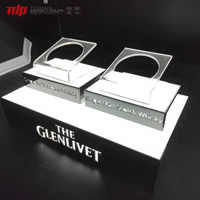 Presentador de Botellas de Champán LED Acrílico Portátil Minimalista de Escritorio TDP, en Oferta, para Club Nocturno, Glorificador de Botellas