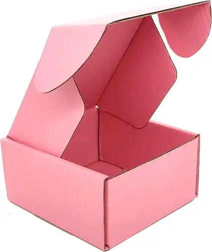 Cajas de envío blancas pequeñas personalizadas, cajas de cartón, cajas de correo corrugado para envío, embalaje, regalos artesanales, productos de entrega