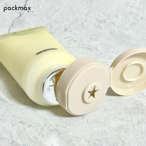 Star Flip-Top <b>Cap</b> 200ml PE Tube Body <b>Scrub</b> Lotion Moisturizer Packaging, 50mm Diameter - Product Image 1