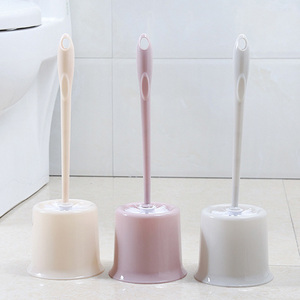 Popular Style Household Toilet Cleaning Brush Set Long Handle with Plastic Soft Bristles No Dead Angle Toilet Brush - Product Image 2