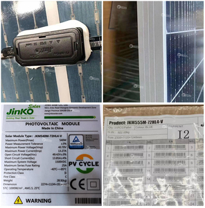 Jinko-placas solares fotovoltaicas 540, Panel Solar de nivel 1, 525 Wt - Product Image 4