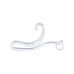 Qualidade plástico meia cabides duráveis, ganchos antiderrapantes para armazenamento organizado do armário - Product Image 1