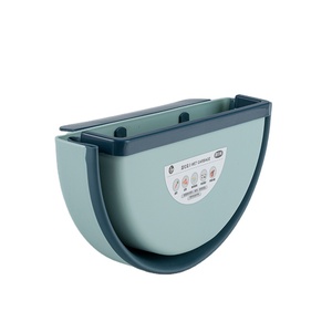 Folding Hanging Wall Mounted Trash Bin Collapsible Storage Bin