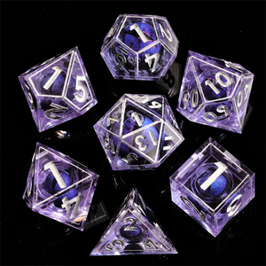 Mini planète jeux <span class=keywords><strong>de</strong></span> bureau personnalisés Dragon Dungeon <span class=keywords><strong>jeu</strong></span> <span class=keywords><strong>de</strong></span> dés en résine polyédrique à noyau liquide motif d'impression à bords pointus mdn RPG dés - Product Image 5