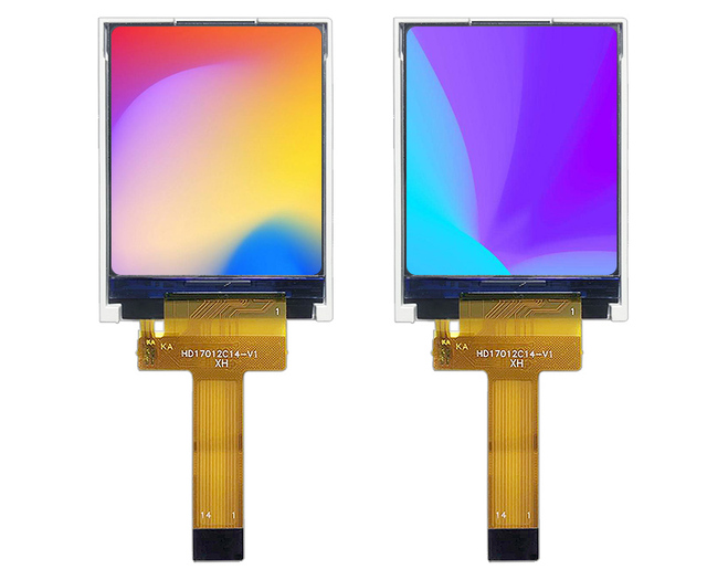 TFT LCD 1.77'' 1.8'' 128*160 128XRGBX160 TFT LCD 1.8 1.77 inch 128X160 LCD Display Module 14 pin FPC connector HD17012C14-01