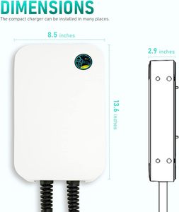 Écran LCD, chargeur EV embarqué 22 kW 32 A avec OCPP et solution de charge intelligente - Product Image 1