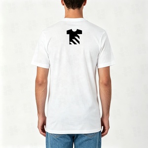 Clothing Factory Oem <strong>T</strong> <strong>Shirt</strong> 180 GSM 100% Combed Cotton Classic <strong>Longline</strong> Tee Outdoor Sports Embroidery Black and <strong>White</strong> Tshirts - Product Image 4