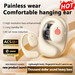 หูฟังไร้สาย COYI Cool OWS True Wireless รุ่น 5.3 แบบเกี่ยวหู สำหรับเล่นกีฬา ไม่ต้องสอดเข้าหู แบบ Air Conduction พร้อมเคสใส - Product Image 4