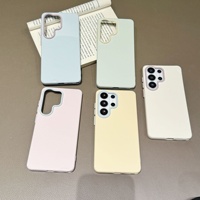 Coque de téléphone Samsung, TPU de haute qualité, antichoc, couleur unie, couleur bonbon, coque de protection moulée par injection
