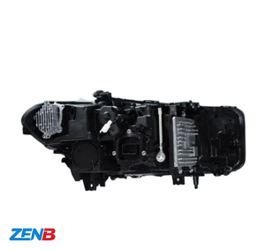 Fari Neri per BMW <span class=keywords><strong>Serie</strong></span> 5 G30 2018-2020, Nuova Versione Modificata Thunder con Proiettori LED a Sopracciglio - Product Image 5