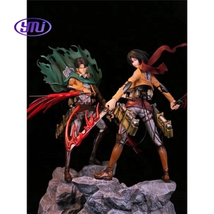 Hot marvel figma statue b ts Eren Jager levi Ackerman action figure anime figurine attacco su titano - Product Image 3