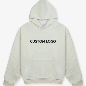 เสื้อฮู้ดดี้ผ้าฝ้ายเฟรนช์เทอร์รี่ 420 แกรม พิมพ์โลโก้ได้ตามต้องการ ผ้าฝ้ายพรีมา 100% ทรงโอเวอร์ไซส์ ไหล่ตก ทรงบ็อกซี่ ติดกระดุม - Product Image 4