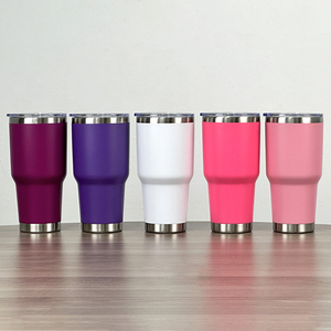 Personalized 30oz Stainless Steel Water Bottle Sublimation Blank Laser Engraving Tumbler Gift for Gym Outdoor Travel Lids Includ - Product Image 3