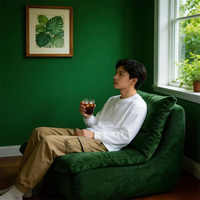 Fauteuil inclinable multifonctionnel et compact, compressé sous vide, avec dossier, idéal pour balcon, bureau ou chambre.