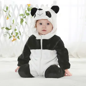 Kendi tasarım yapmak bebek pazen tulum erkek kapşonlu tek parça tulum hayvan bebek kostümleri