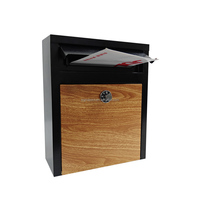 Boîte aux lettres extérieure moderne grande taille en acier sur mesure, murale avec serrure, livraison directe usine, idéale pour les courrier
