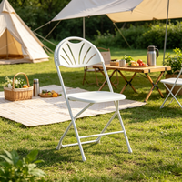 Chaises et tables pliantes portables pour événements intérieurs/extérieurs, camping, pique-nique, réceptions et repas