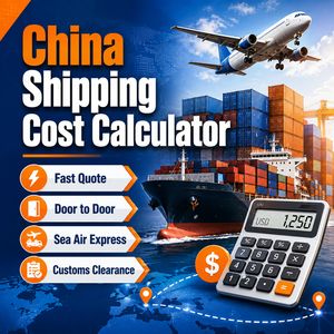 Calculadora de costos de envío a China, transitario, etiquetado, servicio local de camiones, contenedor, FBA, cotización de aduanas, entrega, <span class=keywords><strong>Amazon</strong></span> - Product Image 1