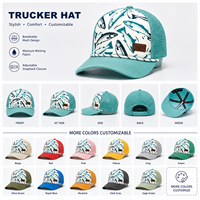Gorra Trucker Deportiva Personalizada de 5 Paneles con Malla, Visera de Golf, Cuerda Ajustable, Impermeable, para Papá, con Logotipo Bordado en 3D