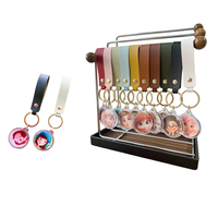 Machine à fabriquer des porte-clés en acrylique pour restaurants et boutiques de cadeaux, cadre transparent DIY, 1000 ensembles