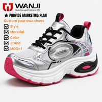 Sneakers Chunky de Style Designer Personnalisé pour Hommes et Femmes, Chaussures de Sport Décontractées à Semelle Épaisse en Maille Respirante, Sneakers Personnalisées OEM