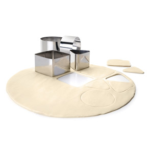 Set di 4 anelli per pasticceria in acciaio inossidabile per cottura al forno e preparazione di dolci - Product Image 2