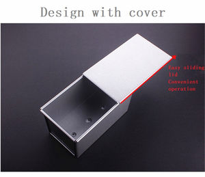 Molde Para Pan De 7 Pulgadas Acero <span class=keywords><strong>Al</strong></span> Carbono pastello Largo Moldes Mini Con Asa mala horneighbor Sin Palo 20X9 Panaderia 5 Panes - Product Image 2