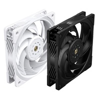 TEUCER T30 Ventilateur refroidisseur de processeur 120mm Silencieux 4PIN PWM 12cm Dissipateur thermique en plastique à roulement à billes pour PC Gamers Système de refroidissement dans un boîtier d'ordinateur