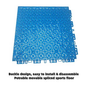 Revêtement de sol pour terrain de sport revêtement de sol extérieur <span class=keywords><strong>en</strong></span> <span class=keywords><strong>plastique</strong></span> pour terrain de basket suspendu carreaux - Product Image 4