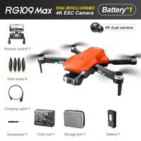 RG109 MAX UAV Penghindar Rintangan GPS Motor Brushless 4K Fotografi Udara Pesawat Pemotretan Udara Posisi Aliran Optik Kendali Jarak Jauh Drone