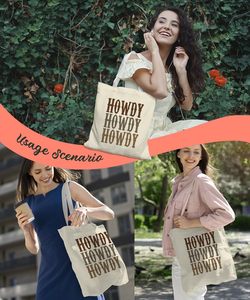 Custom Logo 16oz 12oz 35x40cm Reusable Letter Pattern <strong>Canvas</strong> Cotton Tote Bags with Full-Color <strong>Printing</strong> - Product Image 3