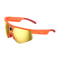 Lunettes intelligentes SANVNET SNT VISTA 8MP pour le cyclisme avec caméra d'enregistrement vidéo POV et étui de chargement, traduction IA
