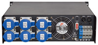 Pack de gradateurs numériques 6 canaux 6 kW 380 V avec double DMX, signal SCR importé, boîtier de gradation de scène en métal, refroidissement par air forcé portable