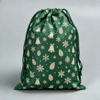 Pochette à cordon simple en non-tissé biodégradable et recyclable, motif dessin animé, avec logo personnalisé pour hôtel, linge, chaussettes, voyage, articles de toilette, rangement