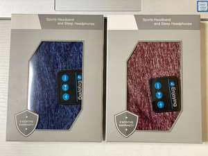 Bandeau Masque de Sommeil et Casque Sport 2 en 1 avec Haut-Parleur Intégré, Idéal <span class=keywords><strong>pour</strong></span> Dormir, Faire de l'Exercice, Courir, le Yoga, la Méditation - Product Image 5