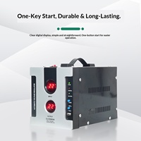 Régulateur de tension à relais monophasé DJ D-500W avec écran LCD 220V, relais de contrôle de tension pour expériences pédagogiques, stabilisateur de tension