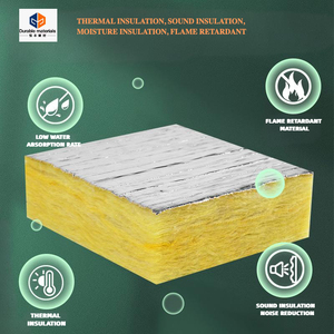 Thiết Kế Hiện Đại Chất Lượng Cao 30Mm Thủy Tinh Len Tấm Cách Nhiệt Nhà Sản Xuất Bán Hàng Trực Tiếp Cho Điều Hòa Không Khí Cách Nhiệt - Product Image 6