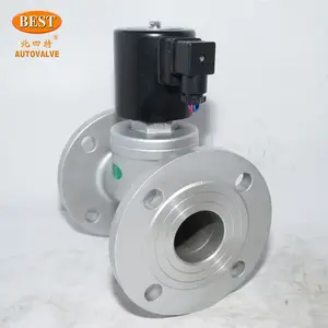 Çin akış Solenoid vana ZQDF-B 2 yollu 24V su 220V 12V co2 petrol gaz buhar hava işletilen yüksek sıcaklık Solenoid vana