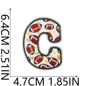 Nuevo Parche Termoadhesivo con Diseño de Fútbol Americano y Softbol para Decorar Ropa, Bolsas y Gorras - Product Image 6