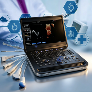 Ecógrafo Portátil Veterinario Doppler Color de 15.6 Pulgadas con Doble Sonda USB, Certificado CE, Precio Competitivo - Product Image 1
