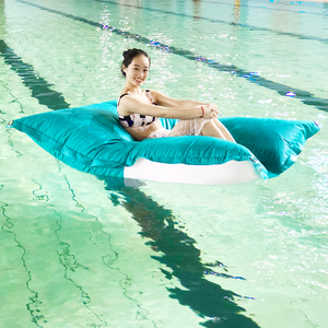 Housse de pouf flottant imperméable en tissu moderne pour <span class=keywords><strong>piscine</strong></span>, 140*180 cm, grand <span class=keywords><strong>coussin</strong></span> carré, chaise longue d'extérieur confortable - Product Image 3