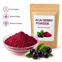 Extrait de fruit d'açaï soluble dans l'eau, pur et naturel, de qualité alimentaire, en poudre, issu de baies d'açaï, extrait par solvant