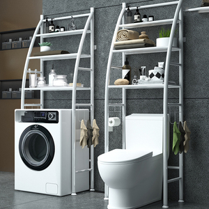 Étagère <span class=keywords><strong>de</strong></span> <span class=keywords><strong>rangement</strong></span> autoportante à 3 niveaux pour <span class=keywords><strong>salle</strong></span> <span class=keywords><strong>de</strong></span> <span class=keywords><strong>bain</strong></span>, gain <span class=keywords><strong>de</strong></span> place, modèle Sailboat - Product Image 2