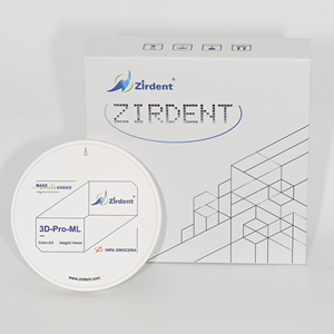 Zirdent tout en un pont en arc complet bon <span class=keywords><strong>prix</strong></span> utilisation en laboratoire <span class=keywords><strong>dentaire</strong></span> 100% Sinocera Zirdent céramique 3D blocs de zircone multicouches - Product Image 2