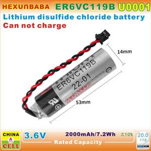 ไม่สามารถชาร์จแบตเตอรี่ลิเธียมไดซัลไฟด์คลอไรด์ 3.6V 2000mAh สำหรับ ER6VC119B <span class=keywords><strong>U0001</strong></span> ได้ - Product Image 4
